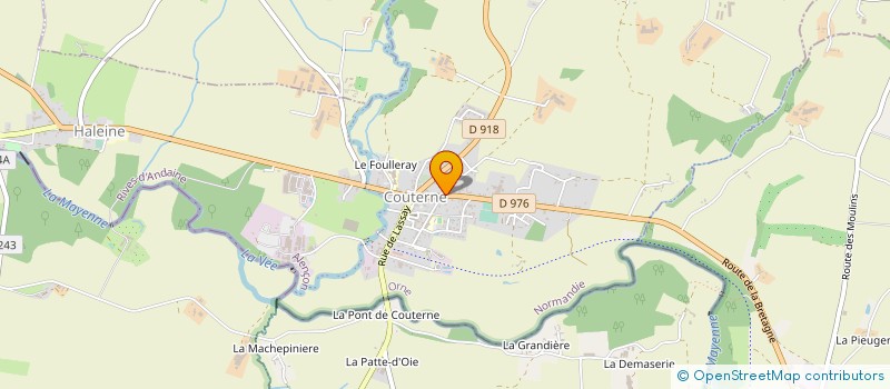 localisation de l'entreprise MONSIEUR JEAN-FRANCOIS HERVY à RIVES D'ANDAINE