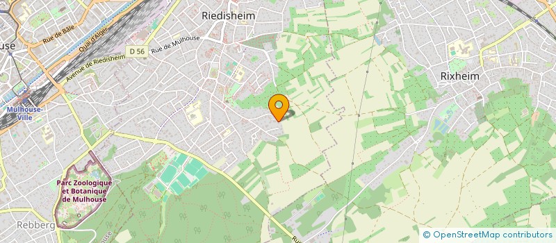 localisation de l'entreprise MONSIEUR JEAN-FRANCOIS HORBER  RIEDISHEIM