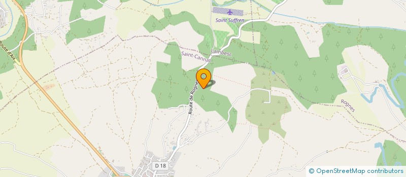 localisation de l'entreprise MONSIEUR JEAN-FRANCOIS HOYEZ  SAINT-CANNAT