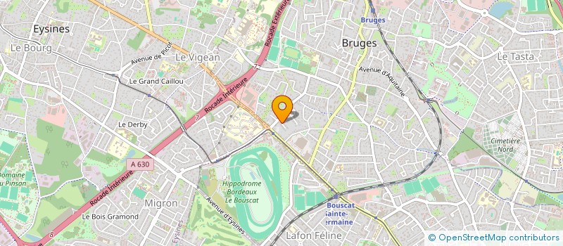 localisation de l'entreprise MONSIEUR JEAN-FRANCOIS HUGON  BRUGES