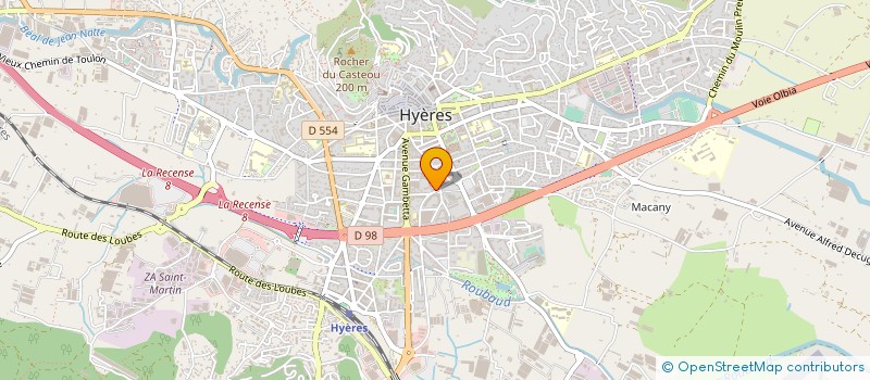 localisation de l'entreprise MONSIEUR JEAN FRANCOIS HUTIN à HYERES