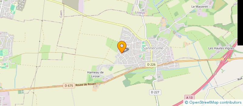 localisation de l'entreprise MONSIEUR JEAN-FRANCOIS INVERNIZZI  SANNERVILLE