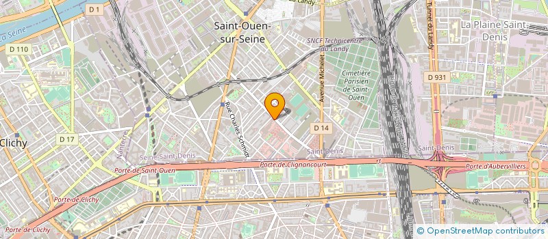 localisation de l'entreprise MONSIEUR JEAN-FRANCOIS JAGOLICZ à SAINT-OUEN-SUR-SEINE