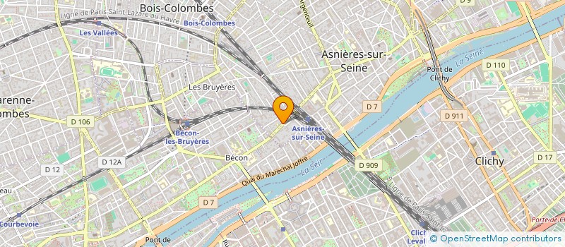 localisation de l'entreprise MONSIEUR JEAN-FRANCOIS JAMES à ASNIERES-SUR-SEINE