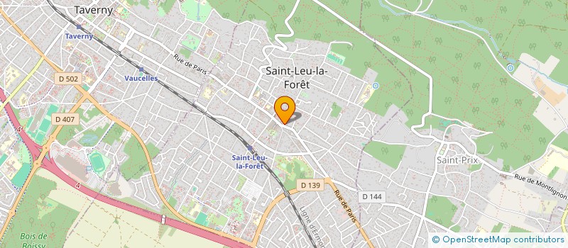 localisation de l'entreprise MONSIEUR JEAN-FRANCOIS JEAUFFRE  SAINT-LEU-LA-FORET