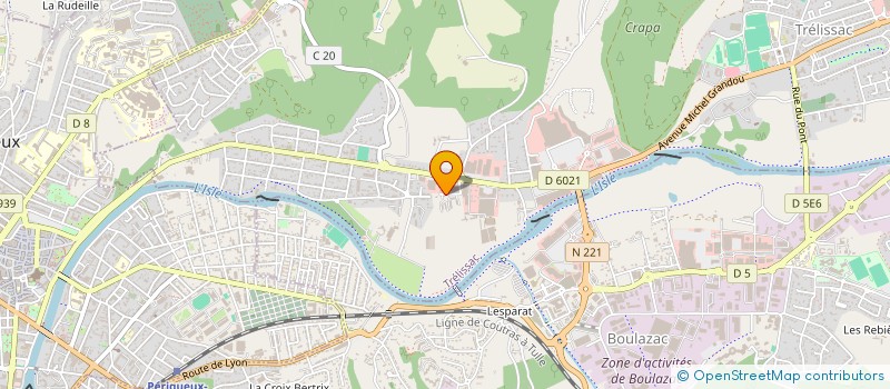 localisation de l'entreprise MONSIEUR JEAN-FRANCOIS JIMENEZ  TRELISSAC