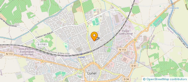 localisation de l'entreprise MONSIEUR JEAN FRANCOIS JOBERT  LUNEL