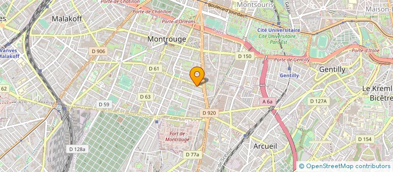 localisation de l'entreprise MONSIEUR JEAN FRANCOIS JONCOUR  MONTROUGE