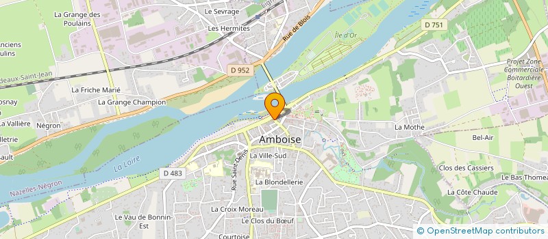 localisation de l'entreprise MONSIEUR JEAN-FRANCOIS JOUBERT  AMBOISE