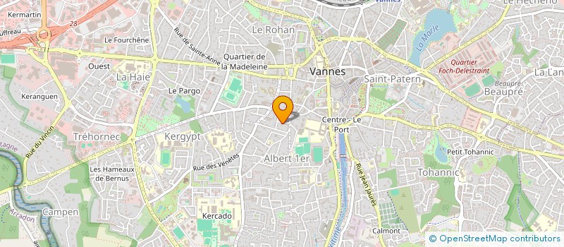 localisation de l'entreprise MONSIEUR JEAN-FRANCOIS JOUBERT à VANNES