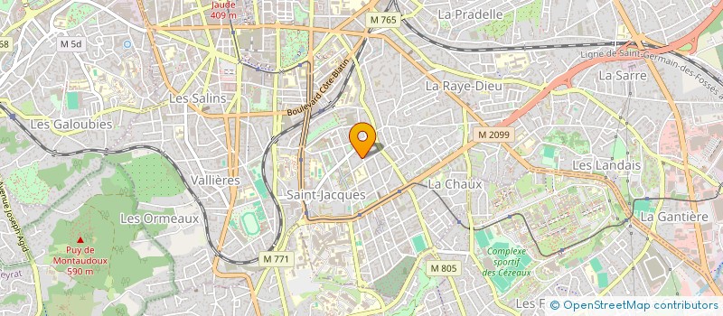 localisation de l'entreprise MONSIEUR JEAN-FRANCOIS JOUVE  CLERMONT-FERRAND