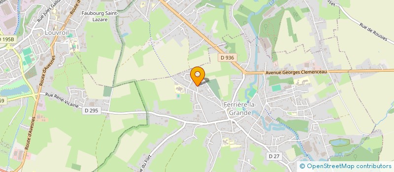 localisation de l'entreprise MONSIEUR JEAN-FRANCOIS JUBARY  FERRIERE-LA-GRANDE