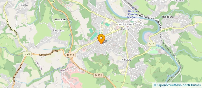 localisation de l'entreprise MONSIEUR JEAN-FRANCOIS JUNQUET  CAMBO-LES-BAINS