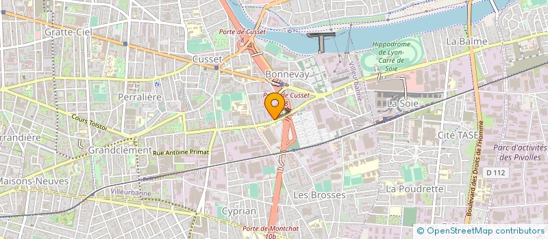 localisation de l'entreprise MONSIEUR JEAN FRANCOIS KAMANZI  VILLEURBANNE