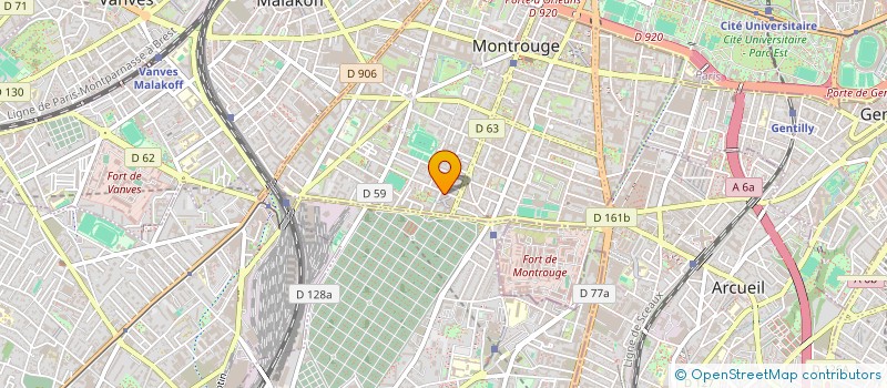 localisation de l'entreprise MONSIEUR JEAN-FRANCOIS KERLO  MONTROUGE