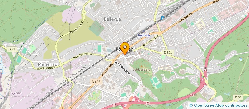 localisation de l'entreprise MONSIEUR JEAN-FRANCOIS KRELL  FOLKLING