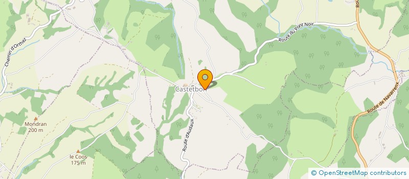 localisation de l'entreprise MONSIEUR JEAN-FRANCOIS LABACHE  CASTETBON