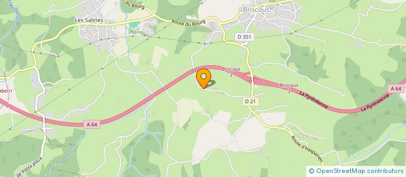 localisation de l'entreprise MONSIEUR JEAN-FRANCOIS LABAT  BRISCOUS