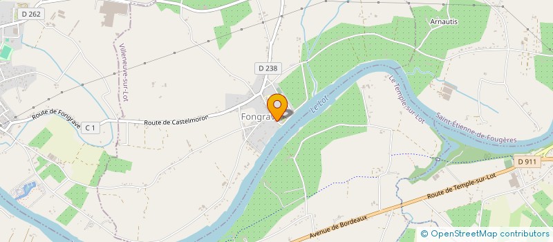 localisation de l'entreprise MONSIEUR JEAN FRANCOIS LABROUSSE  FONGRAVE