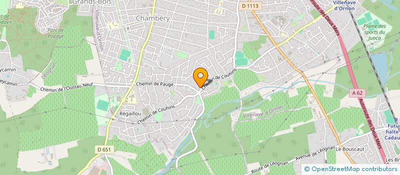 localisation de l'entreprise MONSIEUR JEAN FRANCOIS LACAZE  VILLENAVE-D'ORNON