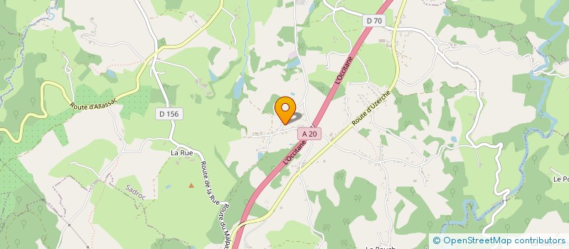 localisation de l'entreprise MONSIEUR JEAN-FRANCOIS LACHEZE  SADROC