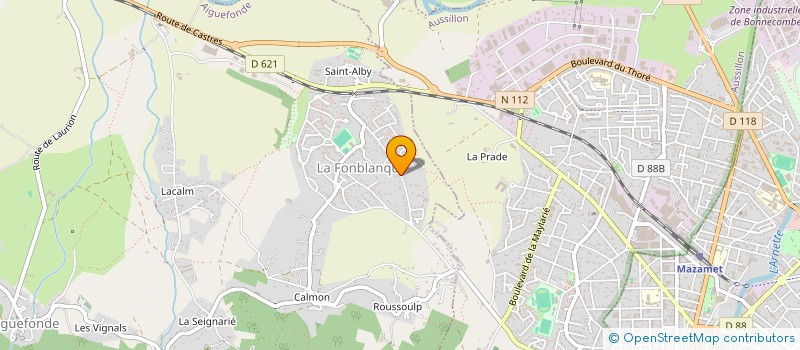 localisation de l'entreprise MONSIEUR JEAN FRANCOIS LACOMBE D'HERBEYS  AIGUEFONDE