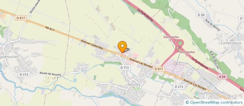 localisation de l'entreprise MONSIEUR JEAN-FRANCOIS LACOSTE-SERIS  NOUSTY