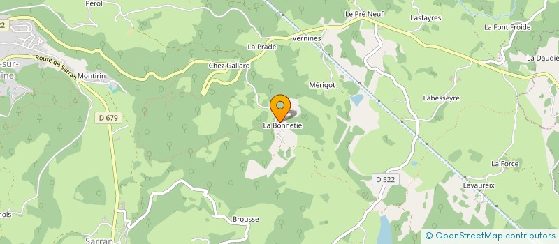 localisation de l'entreprise MONSIEUR JEAN FRANCOIS LACOUR à CHAMPS-SUR-TARENTAINE-MARCHAL