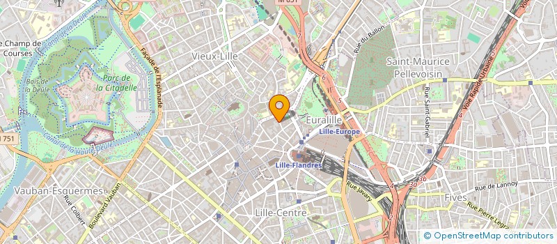 localisation de l'entreprise MONSIEUR JEAN FRANCOIS LACROIX à LILLE