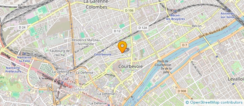 localisation de l'entreprise MONSIEUR JEAN-FRANCOIS LAFFLY à COURBEVOIE