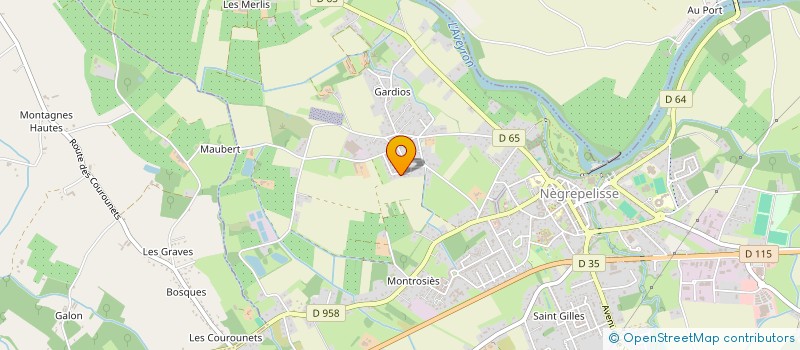 localisation de l'entreprise MONSIEUR JEAN-FRANCOIS LAFFUE  NEGREPELISSE