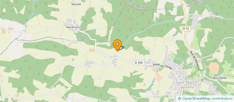 localisation de l'entreprise MONSIEUR JEAN FRANCOIS LAFITTE  SAINT-MARTIN-DE-HINX