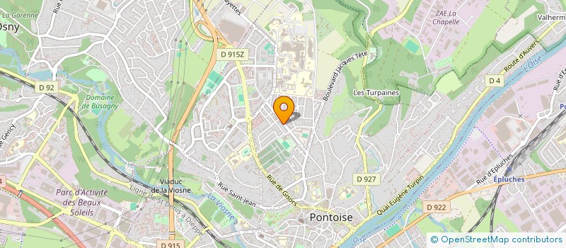 localisation de l'entreprise MONSIEUR JEAN-FRANCOIS LAGARDE  PONTOISE