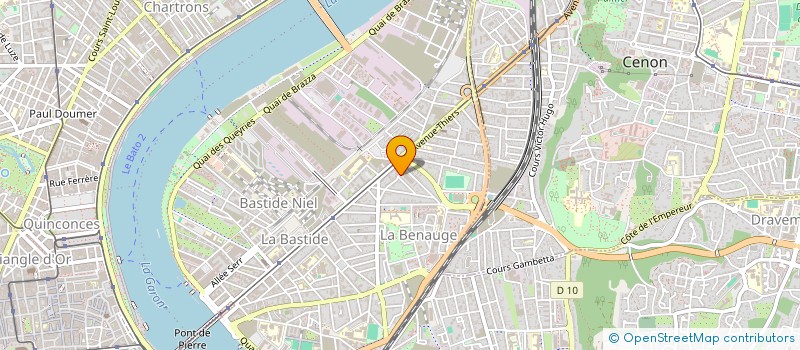 localisation de l'entreprise MONSIEUR JEAN-FRANCOIS LAHOS  BORDEAUX