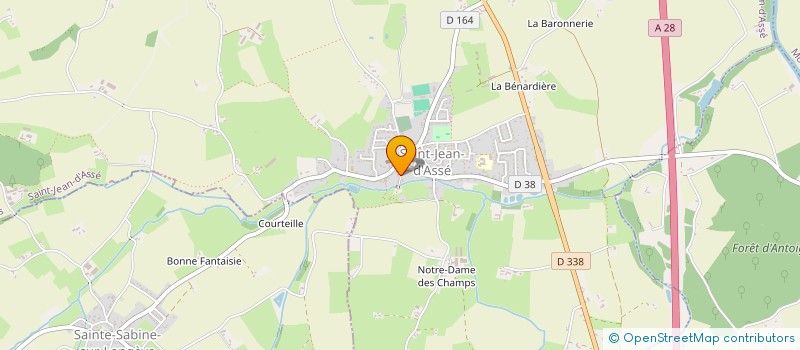 localisation de l'entreprise MONSIEUR JEAN-FRANCOIS LALANDE à SAINT-JEAN-D'ASSE