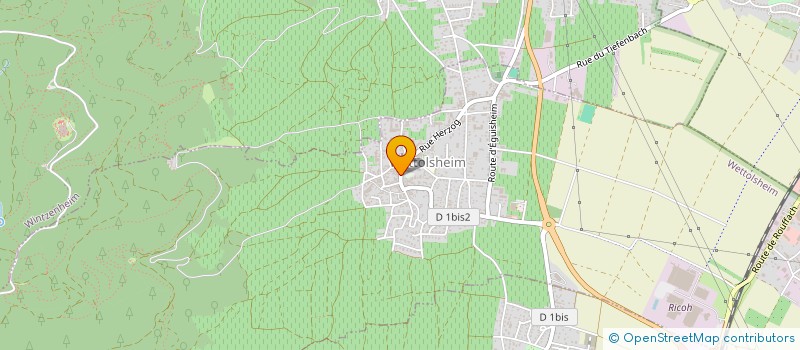 localisation de l'entreprise MONSIEUR JEAN-FRANCOIS LAMBERT  WETTOLSHEIM