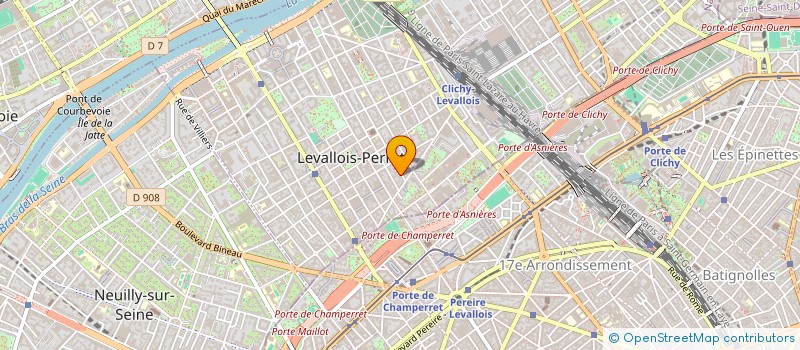 localisation de l'entreprise MONSIEUR JEAN FRANCOIS LAPANTE à LEVALLOIS-PERRET