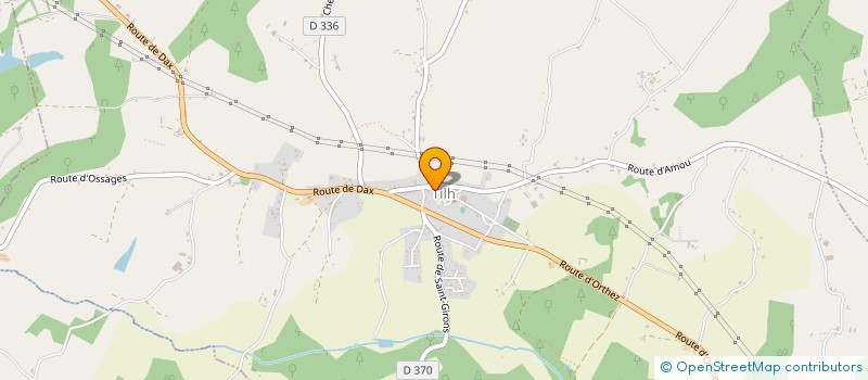 localisation de l'entreprise MONSIEUR JEAN FRANCOIS LAPORTE  TILH