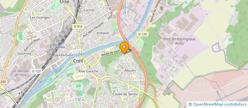 localisation de l'entreprise MONSIEUR JEAN-FRANCOIS LARANGE  SAINT-LEU-D'ESSERENT