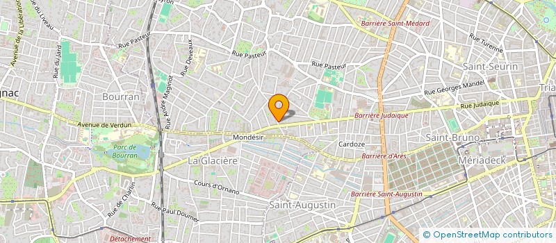 localisation de l'entreprise MONSIEUR JEAN FRANCOIS LASCOURREGES à BORDEAUX