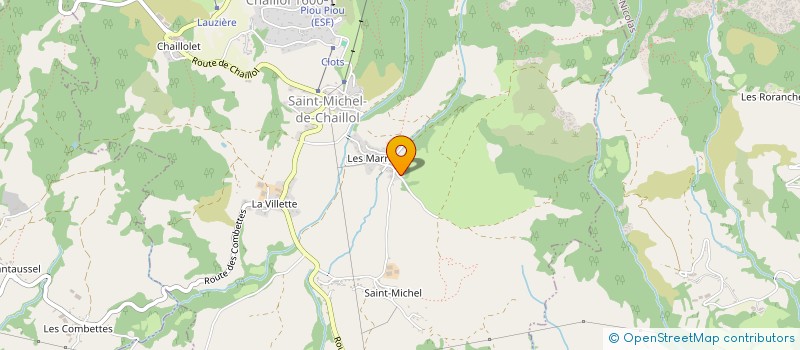 localisation de l'entreprise MONSIEUR JEAN-FRANCOIS LAUZIER  SAINT-MICHEL-DE-CHAILLOL