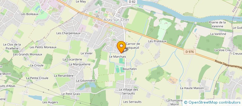 localisation de l'entreprise MONSIEUR JEAN-FRANCOIS LE GALL  SAINT-MARTIN-LE-BEAU