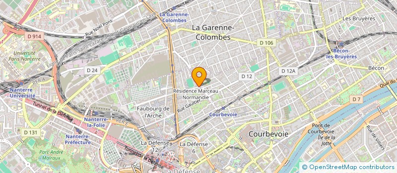 localisation de l'entreprise MONSIEUR JEAN-FRANCOIS LE HAY  COURBEVOIE