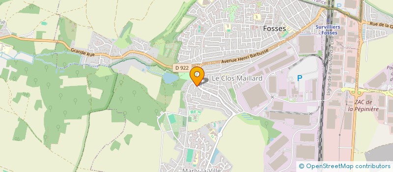 localisation de l'entreprise MONSIEUR JEAN-FRANCOIS LE HELLAY  MARLY-LA-VILLE