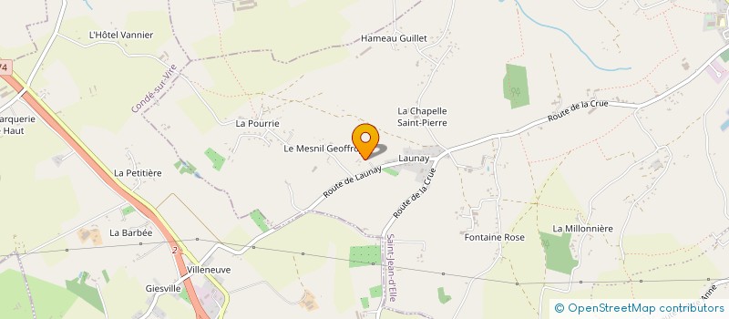 localisation de l'entreprise MONSIEUR JEAN-FRANCOIS LEBEHOT  SAINT-JEAN-D'ELLE