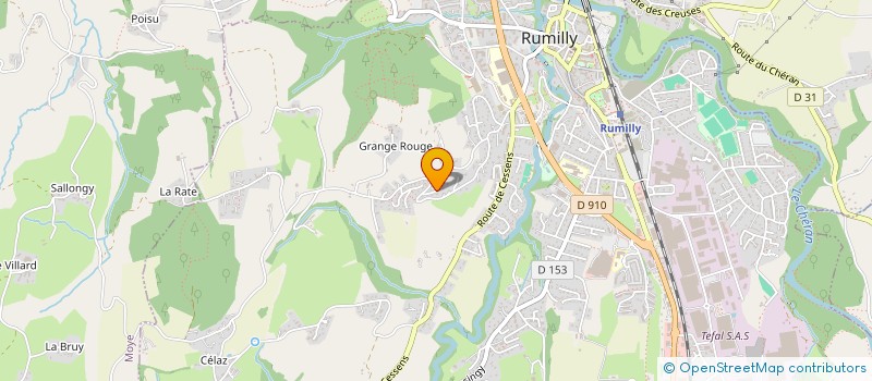 localisation de l'entreprise MONSIEUR JEAN-FRANCOIS LECOMTE  RUMILLY