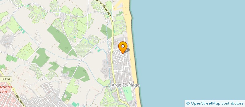 localisation de l'entreprise MONSIEUR JEAN-FRANCOIS LEDERLE  ARGELES-SUR-MER