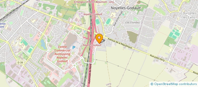 localisation de l'entreprise MONSIEUR JEAN-FRANCOIS LEDUC  NOYELLES-GODAULT