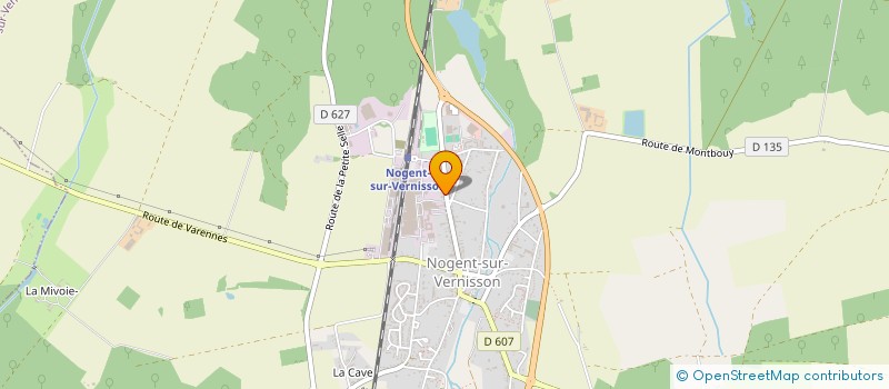 localisation de l'entreprise MONSIEUR JEAN-FRANCOIS LEFEBURE à NOGENT-SUR-VERNISSON