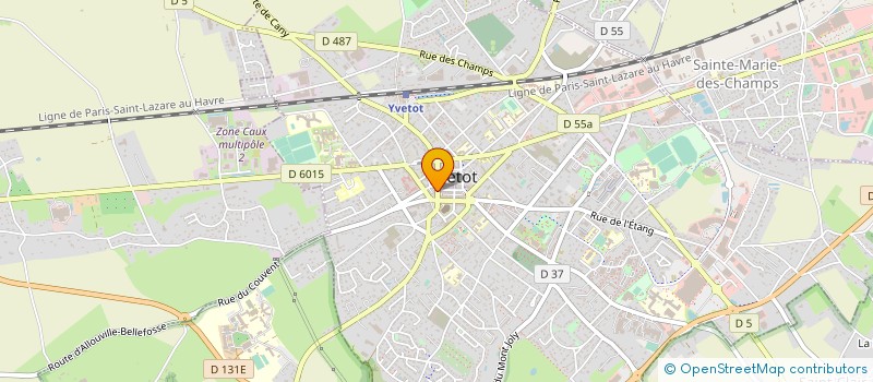 localisation de l'entreprise MONSIEUR JEAN-FRANCOIS LEFEBVRE à YVETOT
